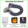 Solder Fume Extraction Arm, Articulated Smoke Extraction Hose, Adjustable, White, 200 mm/7.9 in × 2.5 m/8.2 ft view 4