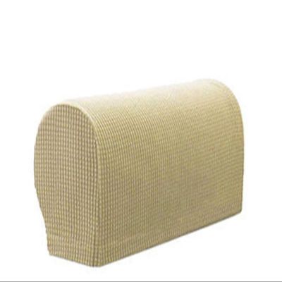 EYZJQSTUV Removable Sofa Armrest Protectors, 2 Pieces, Multicolor (Beige)