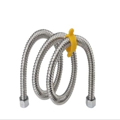 Stainless Steel Corrugated Pipe, 300 cm, 10 m Sink and Toilet Water Hose (1/2 in), with Connector Hose for Bathroom Heating and Pipe Wrench (6M)
