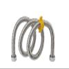 Stainless Steel Corrugated Pipe, 300 cm, 10 m Sink and Toilet Water Hose (1/2 in), with Connector Hose for Bathroom Heating and Pipe Wrench (6M) view 1