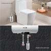 Stainless Steel Corrugated Pipe, 300 cm, 10 m Sink and Toilet Water Hose (1/2 in), with Connector Hose for Bathroom Heating and Pipe Wrench (6M) view 4