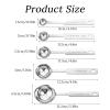 7-Piece Stainless Steel Measuring Spoon Set view 2