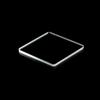 10 JGS-1 Quartz Glass Plates, 25 x 25 x 1 mm, for UV and Visible Light Applications view 1