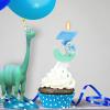 DazzJoy Dino Birthday Candle 3 view 4