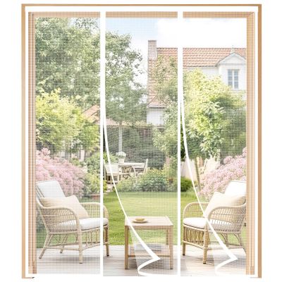 HALIDOOR Magnetic Screen Door, 195 x 265 cm, White