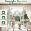 HALIDOOR Magnetic Screen Door, 195 x 265 cm, White view 2