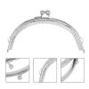 OVAQUIXI Metal Purse Frame, 15 cm Retro Bow Closure view 4