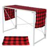 baginbaginbag 39 x 175 cm Red and Black Plaid Christmas Table Runner view 2
