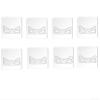 Fan Design Tension Rod Holders for Adjustable Curtain Rods view 3