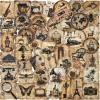 Alethron Vintage Stickers, 100 Retro Stickers view 1