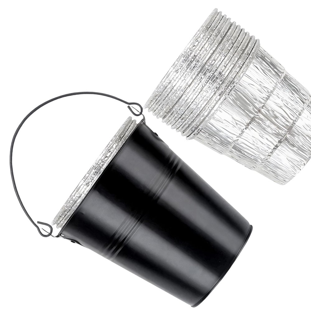 GMBYLBY Heavy-Duty Grease Drip Tray with 12 Liners for Compatible Pellet Grills and Smokers