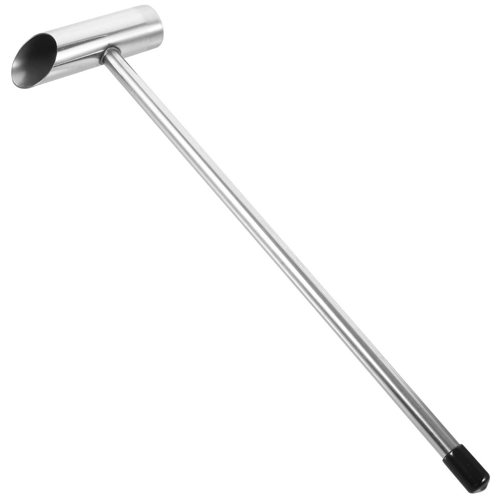 LALADEFIEE Stainless Steel Sugar Spoon for Cotton Candy Machines, Ergonomic Handle, Random Color