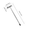 LALADEFIEE Stainless Steel Sugar Spoon for Cotton Candy Machines, Ergonomic Handle, Random Color view 2