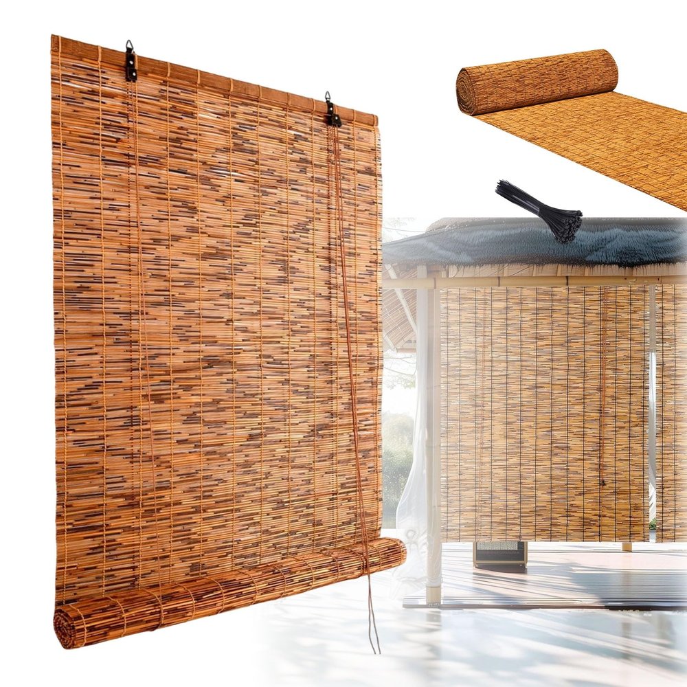 Roll-Up Bamboo Shade