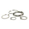 10/25/50 pcs M3–M40 304 Stainless Steel, Black 65Mn Manganese Wave Lock Retaining Rings, C-Type External Retaining Rings (Stainless Steel, M17, 25 pcs) view 1