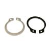 10/25/50 pcs M3–M40 304 Stainless Steel, Black 65Mn Manganese Wave Lock Retaining Rings, C-Type External Retaining Rings (Stainless Steel, M17, 25 pcs) view 3