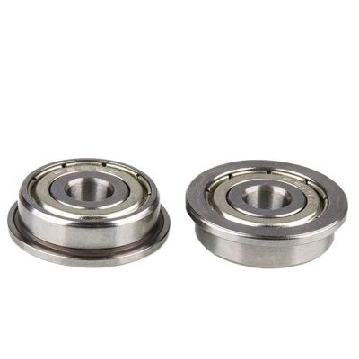 TSWASWUGP 1-Piece Flanged Bearing with Retaining Collar, F6300/F6301/F6302/F6303/F6304/F6306, ZZ/2RS (F6303-ZZ, 17 × 47 × 14 mm)