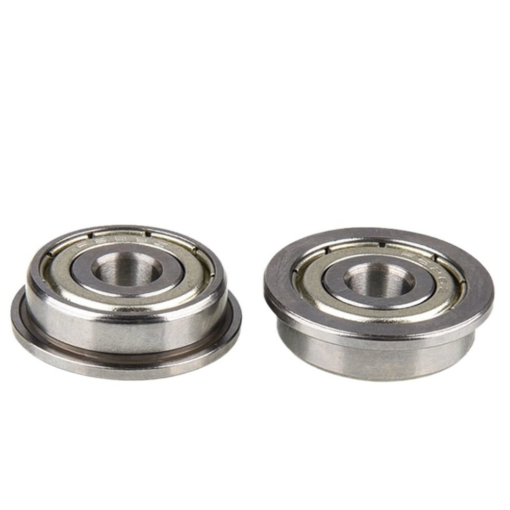 TSWASWUGP 1-Piece Flanged Bearing with Retaining Collar, F6300/F6301/F6302/F6303/F6304/F6306, ZZ/2RS (F6303-ZZ, 17 × 47 × 14 mm)