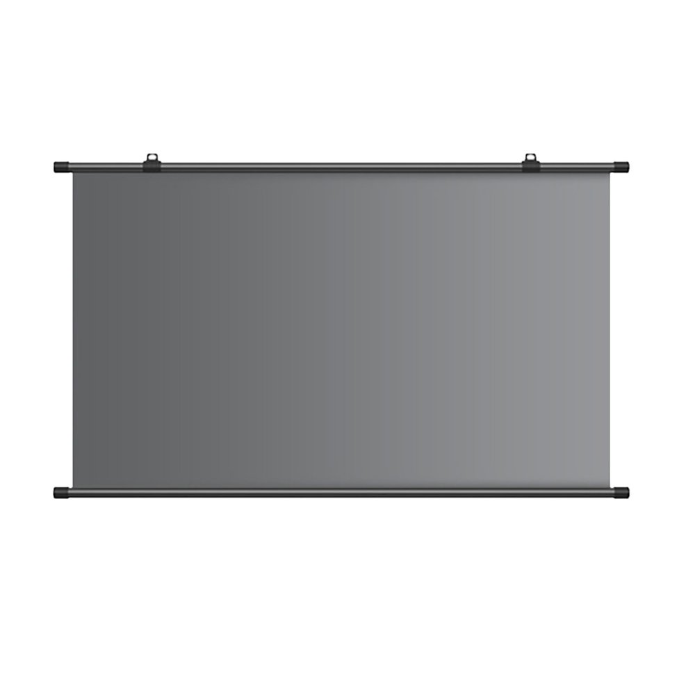 Portable Projection Screen, Wall-Mounted Pull-Down Projector Screen, Manual Metal, 4:3/16:9, 60–72 Inches, 3.5x Gain, HD 3D