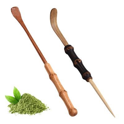 2-Piece Bamboo Matcha Spoon and Whisk Set