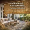 Bamboo Roller Blind for Indoor and Outdoor view 3