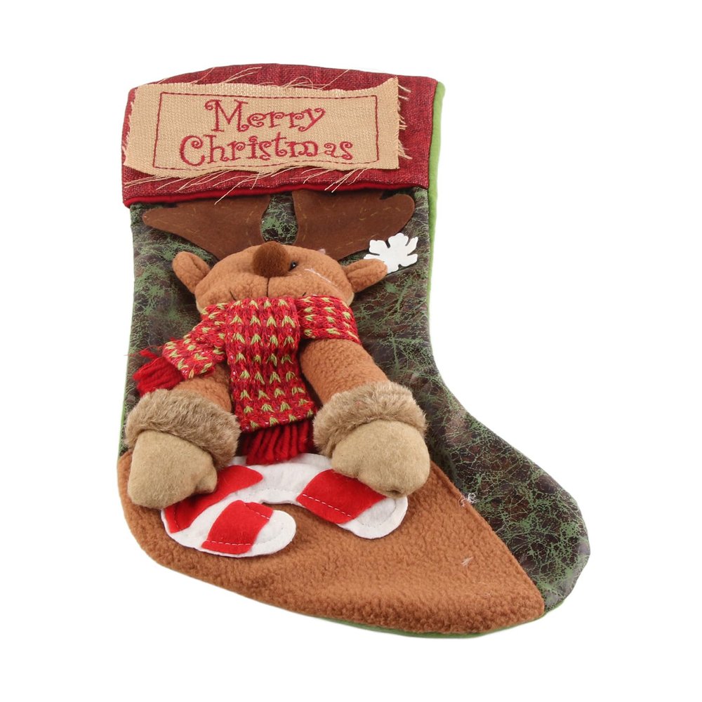Fdit Personalized Christmas Stockings with Embroidery, 18 Inches, 3 Designs