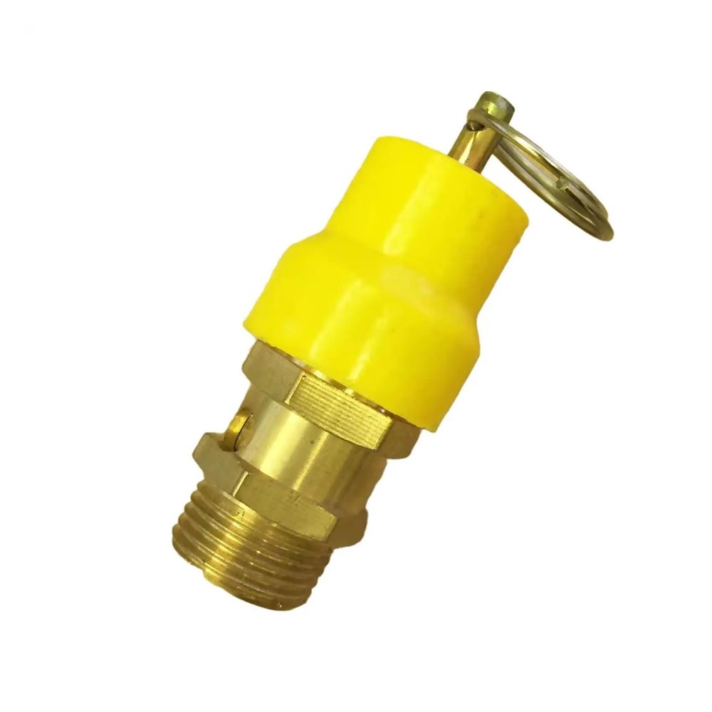 KKKLMMTT Brass Air Safety Relief Valve, 3/8" Male Thread, 2–15 Bar (12.5 Bar)