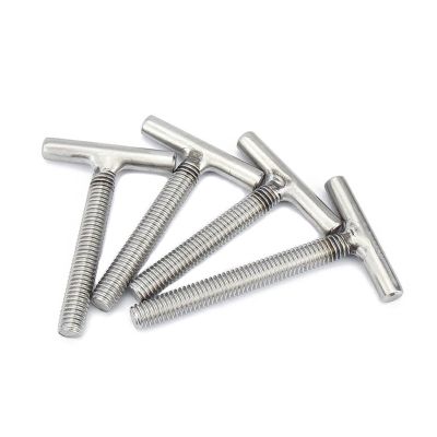 T-Shaped Welding Studs, 304 Stainless Steel, M4–M12