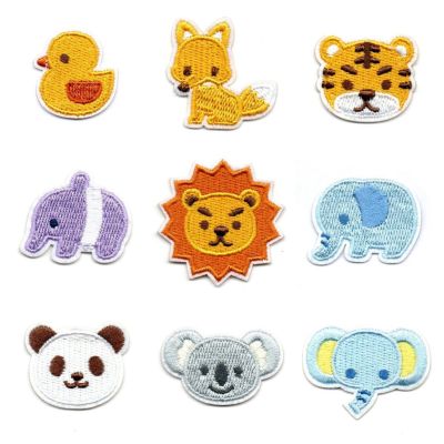 URYVAIW 9-Piece Iron-On Animal Patches
