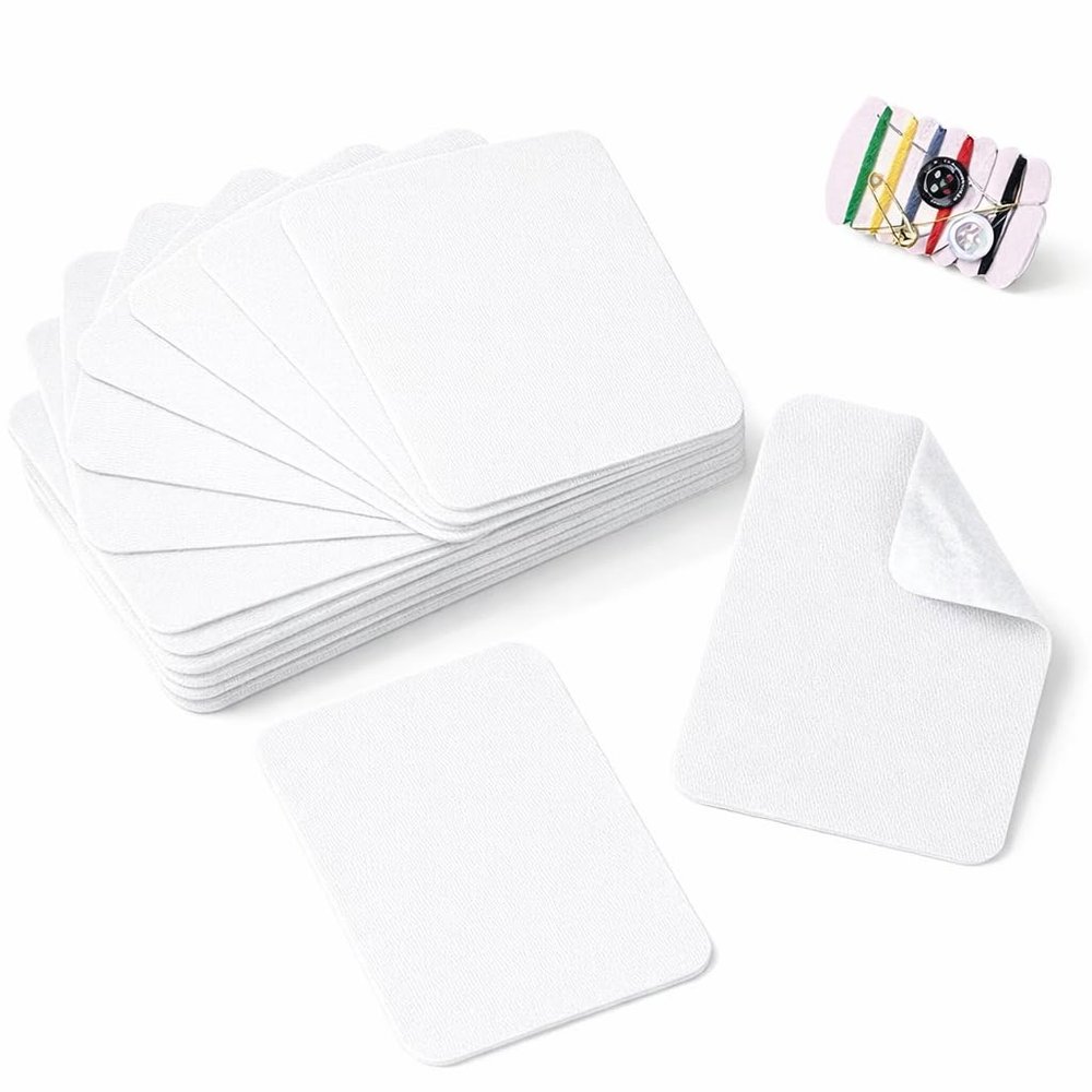 12 Iron-On Repair Patches