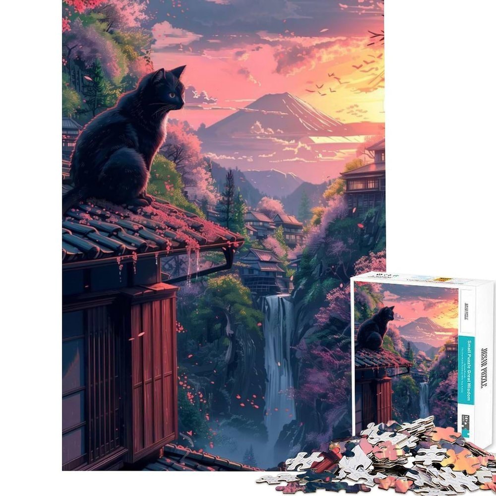 1000-Piece Tokyo at Sunset Puzzle for Teens, Ages 14+, 38 x 26 cm