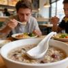 Creative Asian Soup Spoon with Fork view 3