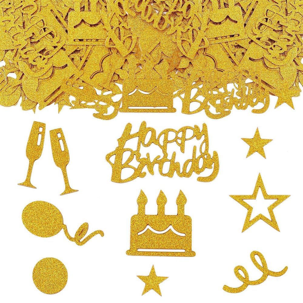 100 Pcs Birthday Confetti Decoration