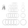 25 Pack Stainless Steel Key Rings view 1