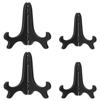 4-Pack Plate Stands for Display 15cm/10cm Plastic