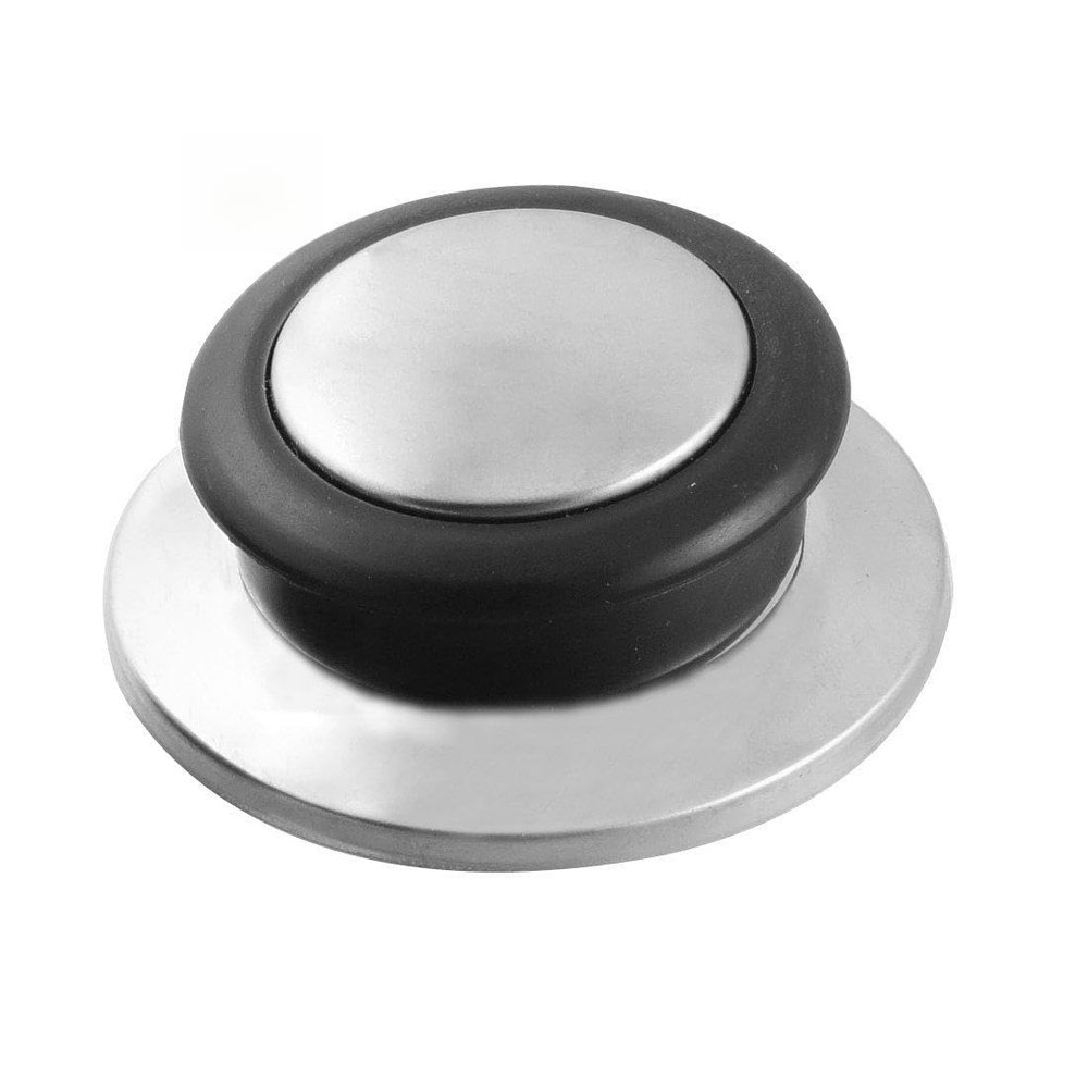 Qomcsrl 2 Pack Black Silver Lid Knob for Pots and Pans