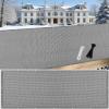 GUOJUN Balcony Privacy Screen 90 x 725 cm, Light Gray view 1