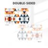 Triangle Pattern Printed Decorative Banner view 2