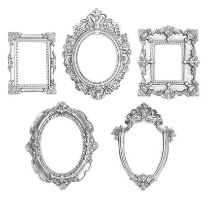 Vintage Mini Picture Frames Set of 5