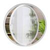 LYMGRZ Round Pivoting Porthole Window for Interior Ventilation, Aluminum Privacy Window with Metal Handle, Patterned Safety Glass (50 cm/19.7 in.) view 1
