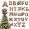 Greabuy Festival Acrylic Gingerbread Letter Ornament view 2