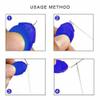 10-Piece DIY Reusable Plastic Needle Threader Set view 3