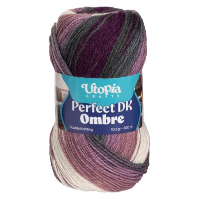 Utopia Crafts DK Wool Ombre 100g - Soft Acrylic Yarn