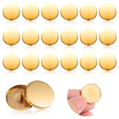 18 Pack Gold Buttons 25mm
