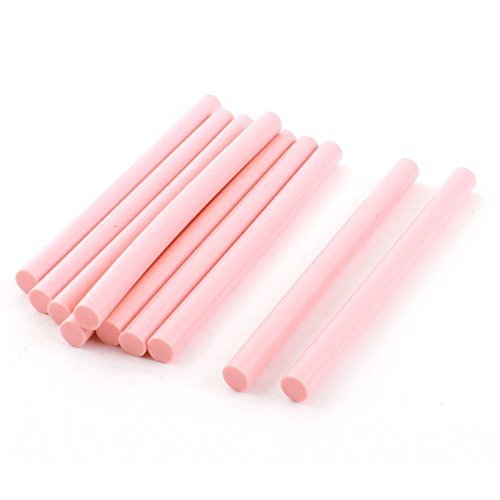 Stineng 10Pcs 100Mm X 7Mm Self-Adhesive Hot Glue Sticks Pink