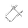 Square 304 Stainless Steel U-Bolts with Nuts, 1/2 pcs, 20–100 mm Inner Width, M6/M8/M10 (M8×70×70, 1 pc) view 3
