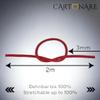 CARTONARE Elastic Cord 2mm 3mm for Sewing, Crafting & Outdoor Red, 3mm x 2m view 4