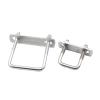 304 Stainless Steel Square U-Bolt M6, M8, M10, M12, U-Shaped Bolt for Pipe Mounting and Secure Connections (2-Pack, M8 x 60 x 60) view 2