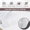 Stineng 50 Pack Tulip Cupcake Liners view 4