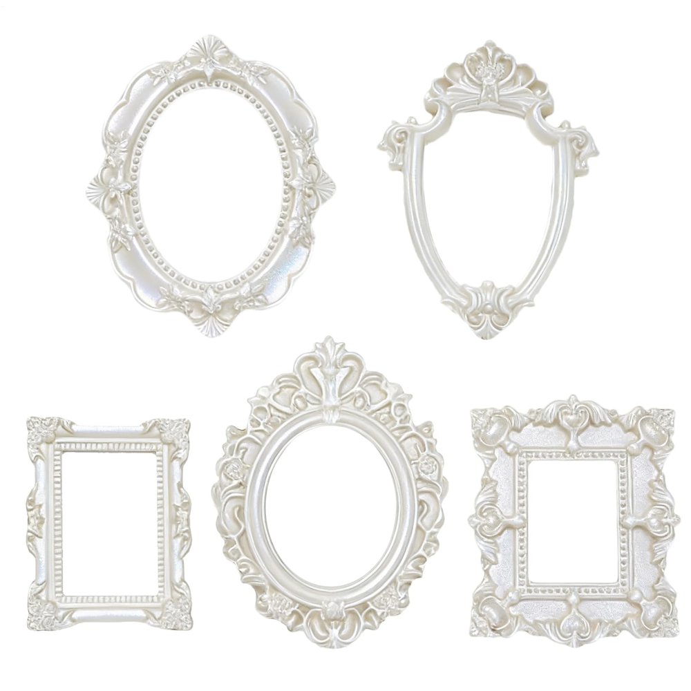 Mini Vintage Photo Frames - Set of 5